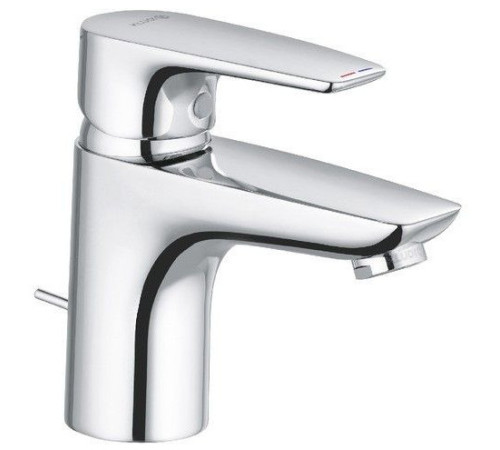 Смеситель для раковины Kludi PureSolid 75 мм со сливным гарнитуром 342760575