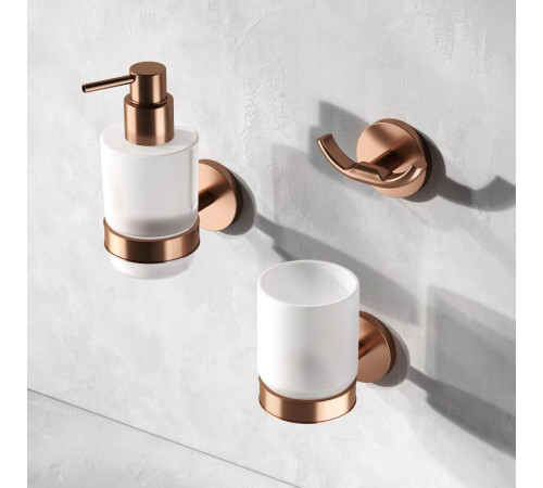 Диспенсер для жидкого мыла AM.PM X-Joy настенный розовое золото A85A36944