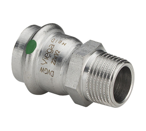 Переходник Viega Sanpress Inox 15 мм х 3/4 наружная резьба 436452