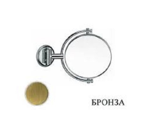 Зеркало косметическое Cezares SP 803.92 увеличительное с подсветкой 24 см бронза SP80392