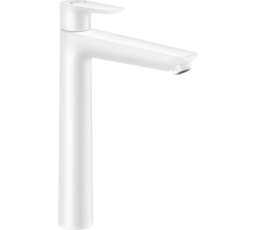 Смеситель для раковины Hansgrohe Talis E 240 гладкий корпус белый матовый 71717700