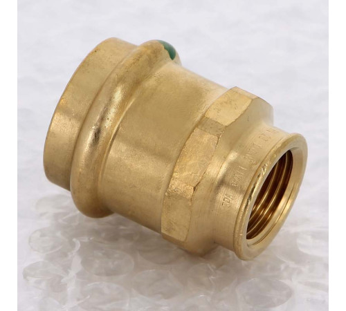 Муфта переходная пресс-В Viega Sanpress бронза 28х3/4 298081