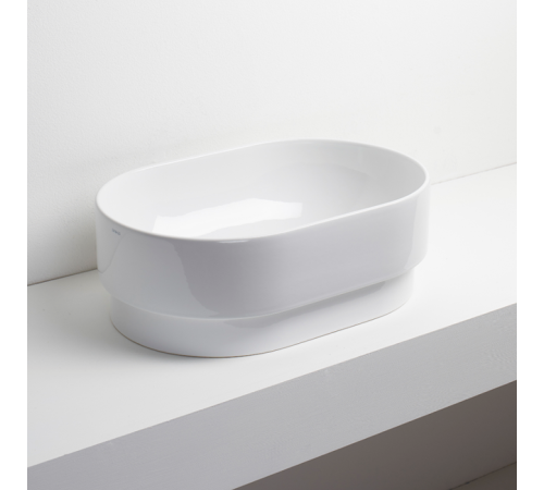 Раковина полувстраиваемая Simas Po-mo 56x37x19 см без отверстия белый PO02bi