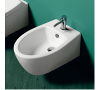 Биде подвесное SIMAS Lft Spazio 52х35 см 1 отверстие белое LFT19 bi/F85