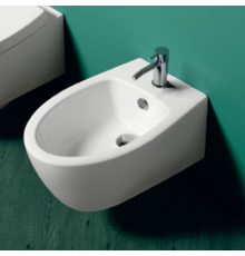 Биде подвесное SIMAS Lft Spazio 52х35 см 1 отверстие белое LFT19 bi/F85