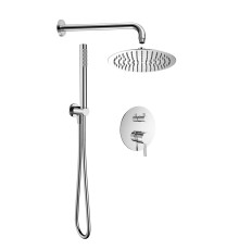Набор для комплектации душа AQUAMET со смесителем хром AQM8404CR