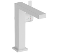 Смеситель для раковины hansgrohe Tecturis E 173 мм Г-излив CoolStart PushOpen белый матовый 73040700