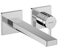 Смеситель для раковины hansgrohe Tecturis E 225 мм настенный на 2 отверстия внешняя часть 73051000