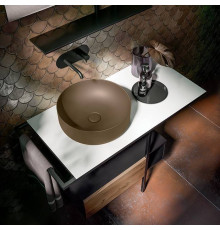 Раковина-чаша Kerasan Nolita 40х15 см без отверстия Bruno matt 534488