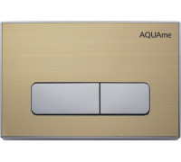 Панель смыва AQUAme металл золотой AQM4105G