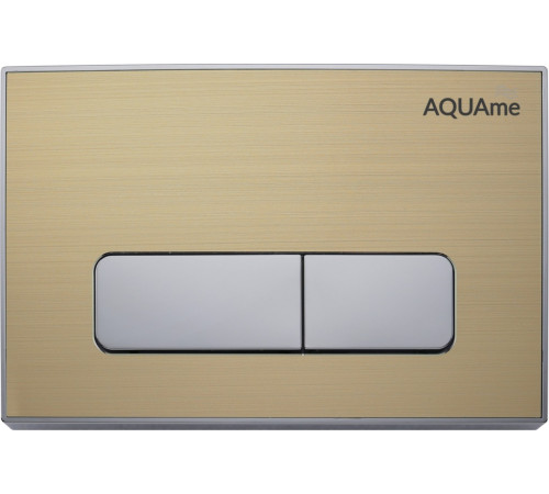 Панель смыва AQUAme металл золотой AQM4105G