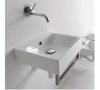 Раковина Kerasan Cento 40х35 см подвесная без отв. белый 353901