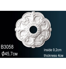 Розетка потолочная Perfect B3058 полиуретановая 580 мм B3058