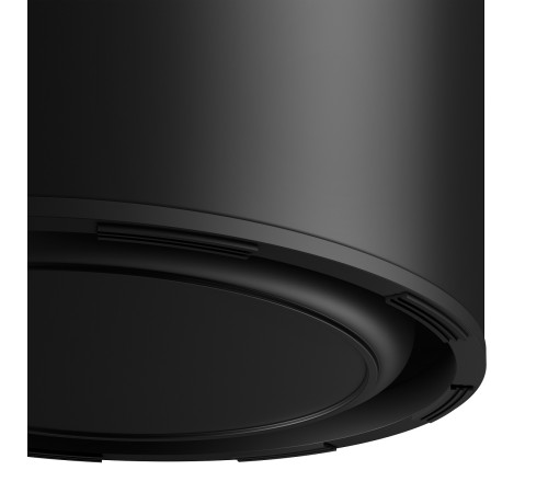 Ведро для мусора KEUCO PLAN 5 л черный матовый 04989 370037