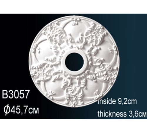 Розетка потолочная Perfect B3057 полиуретановая 570 мм B3057