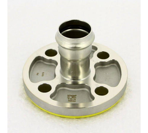 Переход фланец-пресс Viega Sanpress Inox DN40 42 мм нержавеющая сталь 593346