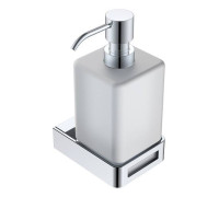 Дозатор для жидкого мыла подвесной Boheme Q хром 10957-CR