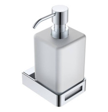 Дозатор для жидкого мыла подвесной Boheme Q хром 10957-CR