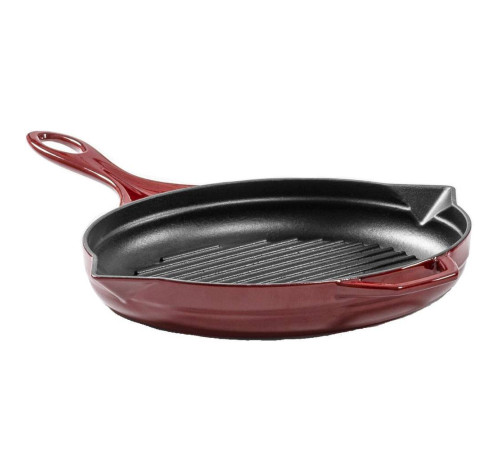 Сковорода-гриль чугунная Hosseven HS Y GTV 28 RED 28 см А755528