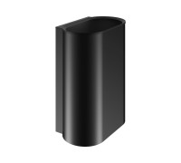 Ведро для мусора настенное KEUCO PLAN 30 л с крышкой чёрный матовый 14988 370000