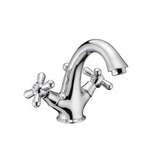 Смеситель для раковины HUBER Croisette на 1 отверстие с донным клапаном хром CS00151121