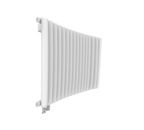 Радиатор трубчатый КЗТО Гармония С40 1-500-16 нижнее левое подключение радиусный Rвнутр3835 RAL 9016 С40 1-500-16 нп лев Rвнутр3835