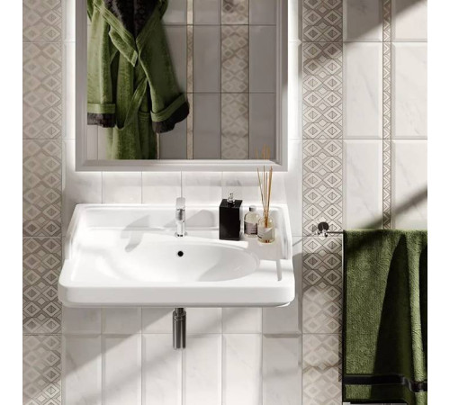 Раковина Kerama Marazzi Pompei 80х50х26.5 см подвесная мебельная белый глянцевый PO.wb.80