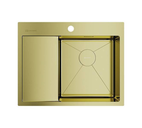 Кухонная мойка Omoikiri Akisame 65-R-LG 65x51 см светлое золото 4973084