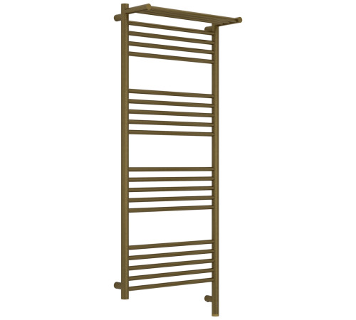 Полотенцесушитель электрический Сунержа Богема 3.1 с полкой 500х1200 мм правый состаренная бронза браш 05-6007-1250