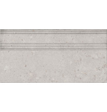 Плинтус Kerama Marazzi Риккарди серый светлый матовый обрезной 20x40 см FME015R