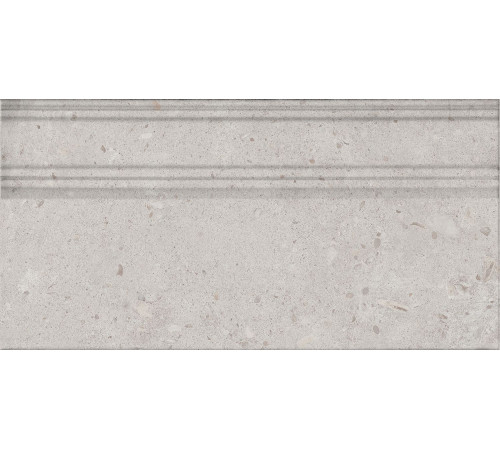Плинтус Kerama Marazzi Риккарди серый светлый матовый обрезной 20x40 см FME015R