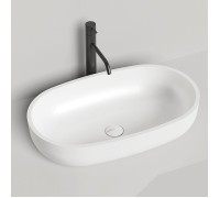 Раковина накладная Salini Gloria 64х38.5х14.5 см S-Stone белый матовый 1102205M