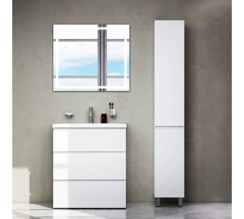 Тумба под раковину напольная AM.PM Gem 75 см 3 ящика белый глянец M91FSX0752WG