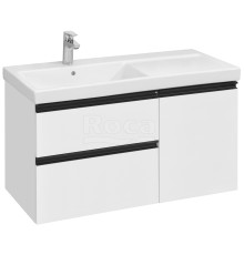 Тумба под умывальник подвесная Roca Domi 1042x517x577 мм Белый глянец A857477806