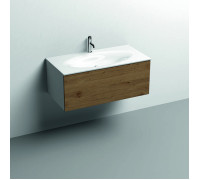 Комплект мебели Kerasan Shape Mobile 102х52 см подвесной 1 ящик белый/дуб 547001/9325K1