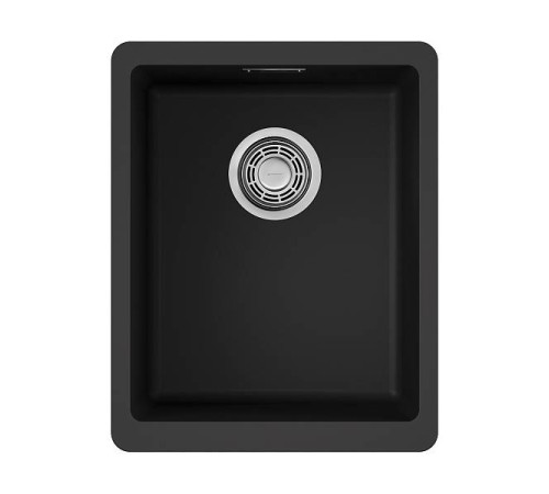Кухонная мойка Omoikiri Kata 34-U-BL Artgranit черный 34x42 см 4993382