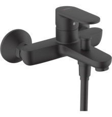 Смеситель для ванны Hansgrohe Vernis Blend однорычажный внешний монтаж матовый черный 71440670