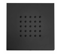 Форсунка настенная Bossini Cubic Flat 10х10 см черный матовый I00176.073