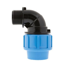 Угольник переходной Джилекс ПНД 32x1 с наружной резьбой 9275