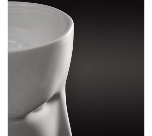 Раковина напольная Kerasan Artwork Moloco 45х51х94.5 см слив в пол белый 474001/756830