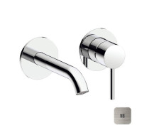 Смеситель для раковины Almar E210054 настенный никель брашированный E210054.NB