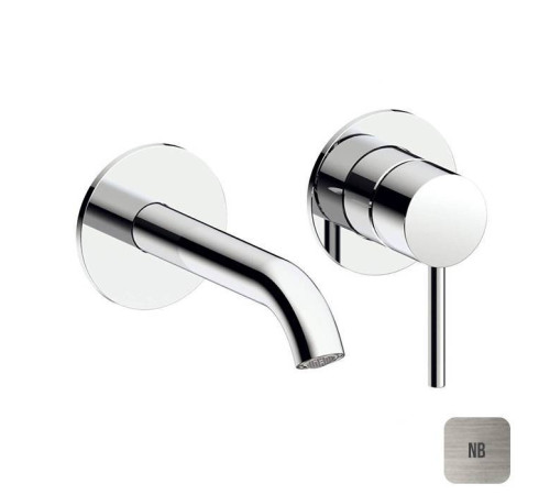 Смеситель для раковины Almar E210054 настенный никель брашированный E210054.NB