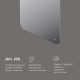 Зеркало с LED-подсветкой и ИК-сенсором AM.PM X-Joy 60 см закругленные углы M85MOX10601S1