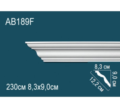 Карниз потолочный Perfect AB189F полиуретановый гибкий AB189F