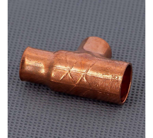 Тройник медный под пайку Viega 15х12х12 мм 103569