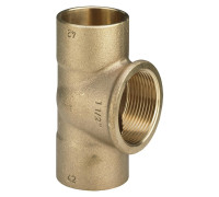 Тройник Viega Sanpress бронза 18х1/2х18 мм 103767