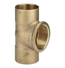 Тройник Viega Sanpress бронза 18х1/2х18 мм 103767