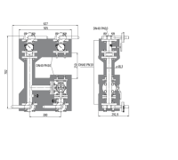 Насосная группа смесительная фланцевая Huch EnTEC DN40 PN10 без насоса EFG40020