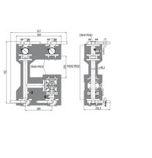 Насосная группа смесительная фланцевая Huch EnTEC DN40 PN10 без насоса EFG40020
