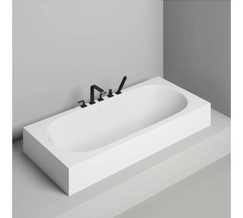 Ванна встраиваемая Salini Ornella Axis 170 170 х 70 х 60 см S-Sense белый 104613G/23101H